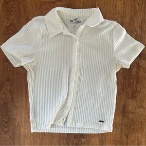 Hollister ribbed button-up!